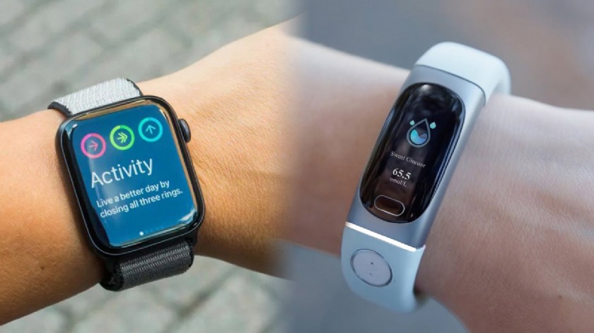 Smartwatch or Smart wristband watch wearable computer