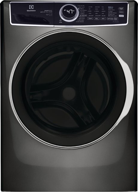 Electrolux - 4.5 Cu.Ft. Stackable Front Load Washer with Steam and SmartBoost Wash System - Titanium