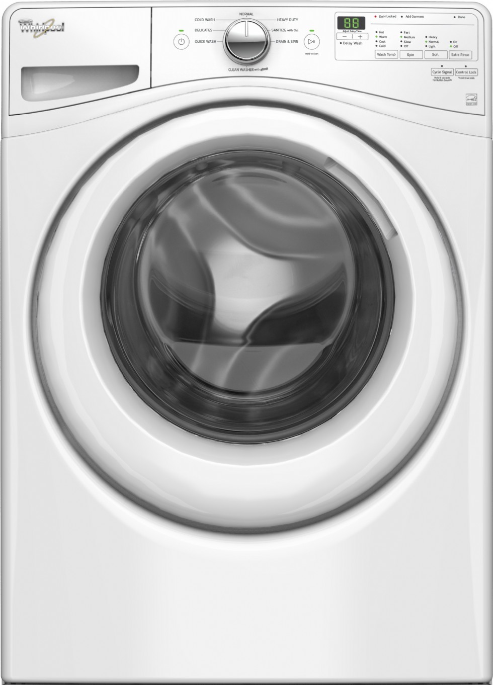 How do you reset a Whirlpool front load washer?