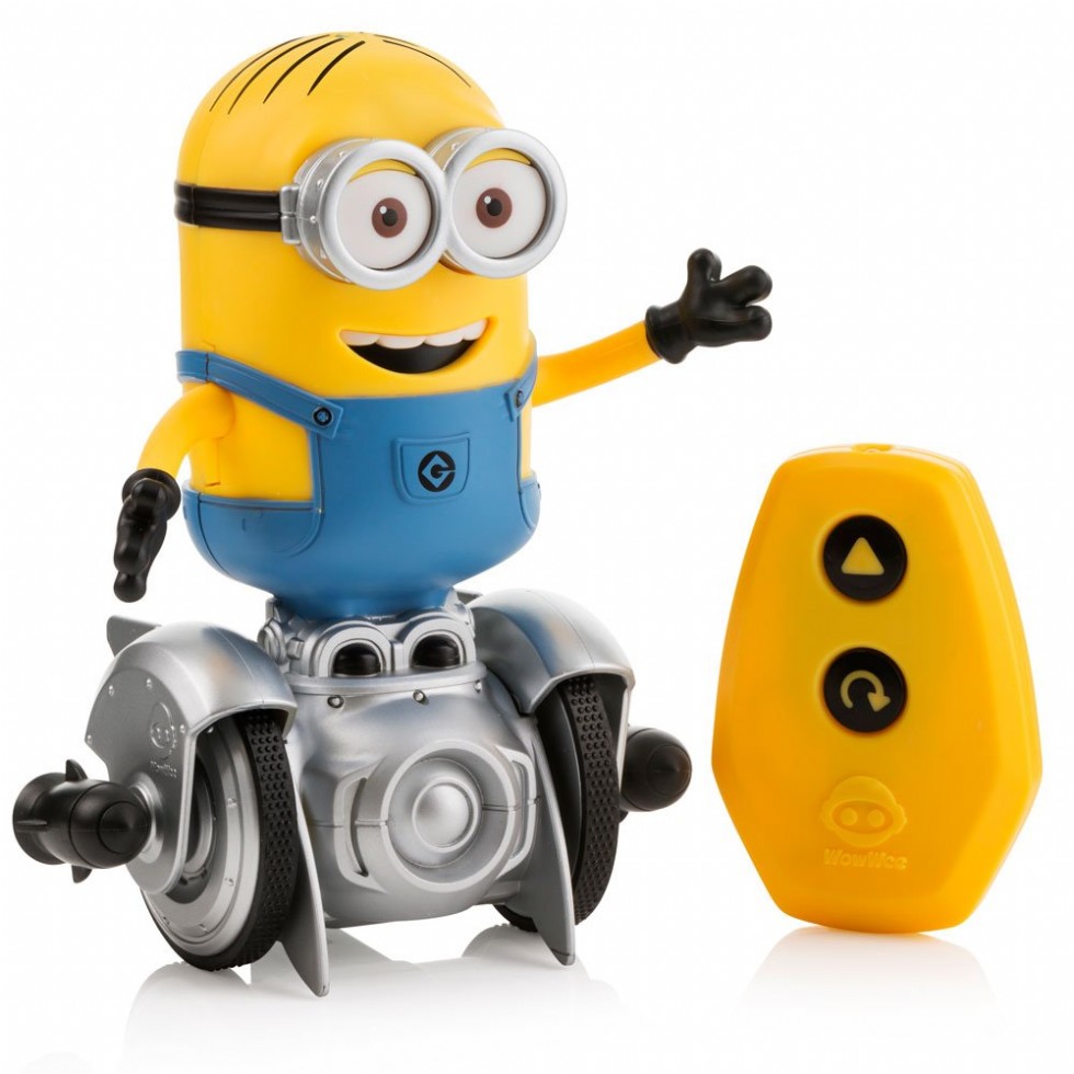 WowWee Mini Minion MiP Turbo Dave - Miniature Remote-Controlled Robot Toy