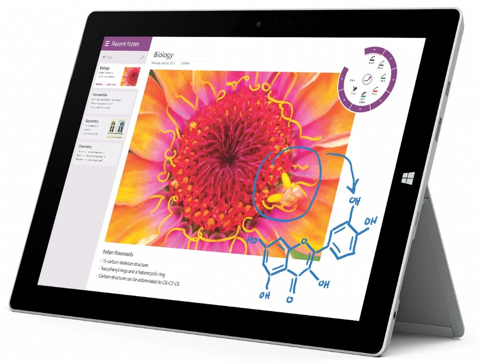 Best for Portability: Microsoft Surface 3 Tablet (10.8-Inch, 64 GB, Intel Atom, Windows 10)
