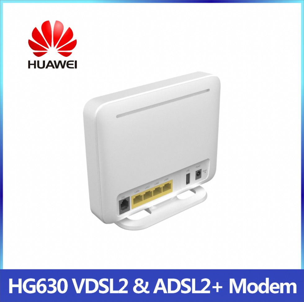 How do I connect the computer to the internet with the Huawei HG630 modem?
