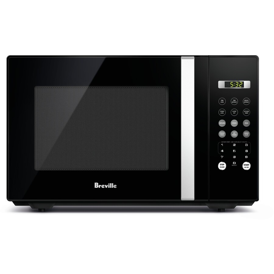 How do you change the time on a Breville microwave?