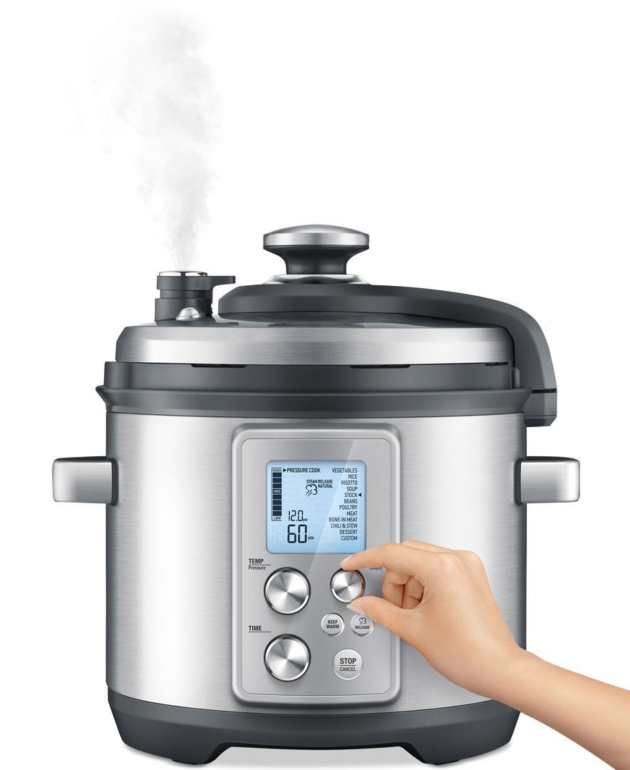 How long does breville pressure cooker take to preheat?