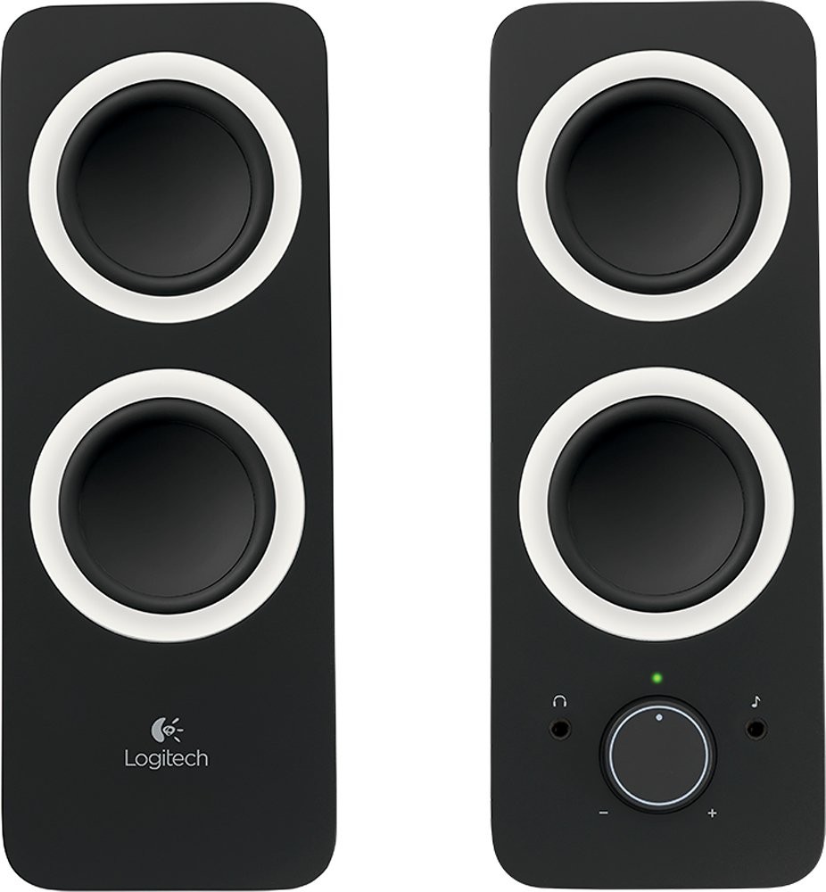 Logitech - Z200 2.0 Multimedia Speakers (2-Piece) - Black