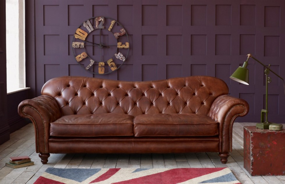 Regularly clean your leather Chesterfield