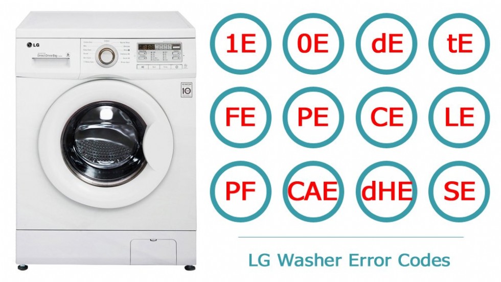 What is Fe error in LG washing machine?