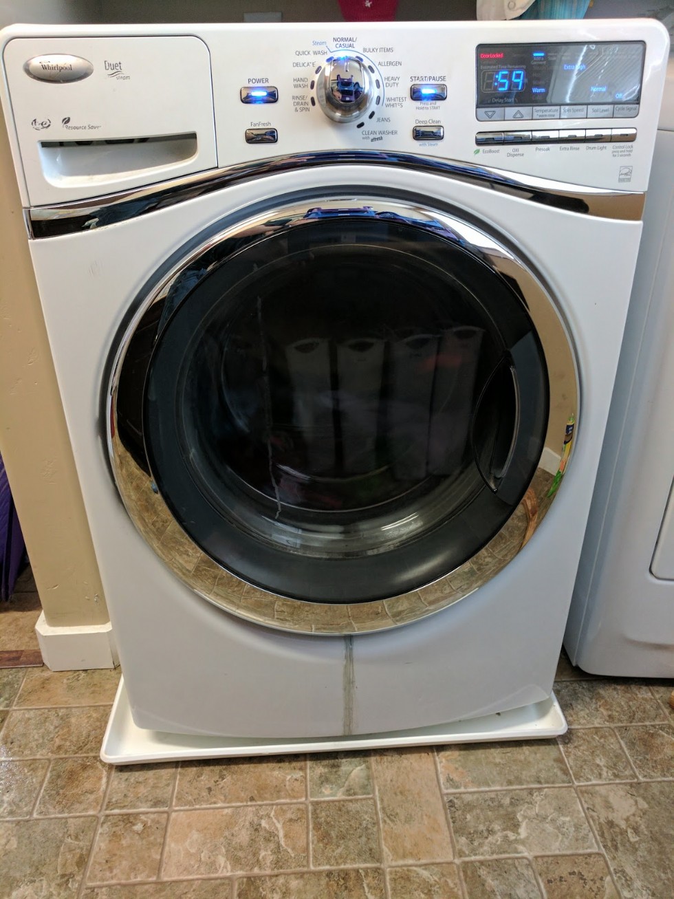 Whirlpool Duet Washer Error Code E01 F09