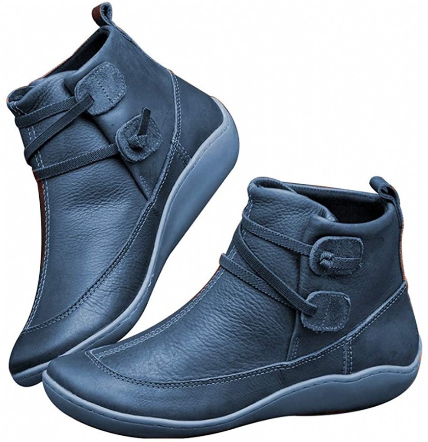 short flat heel boots