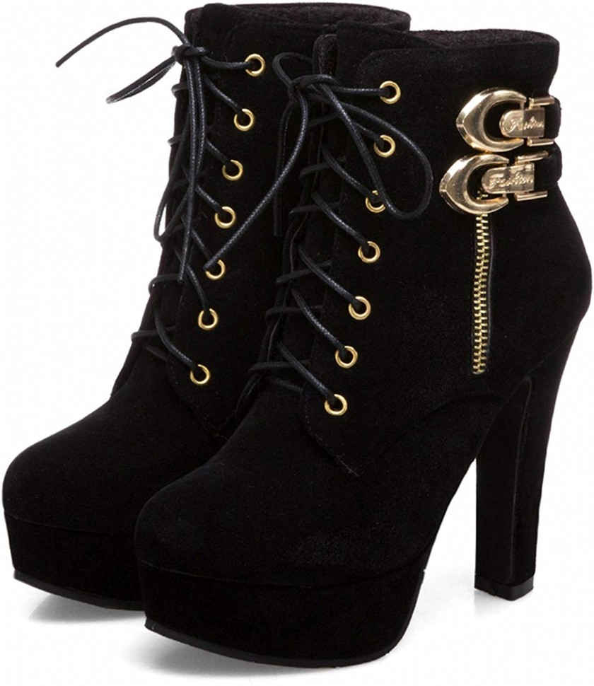 small high heel boots