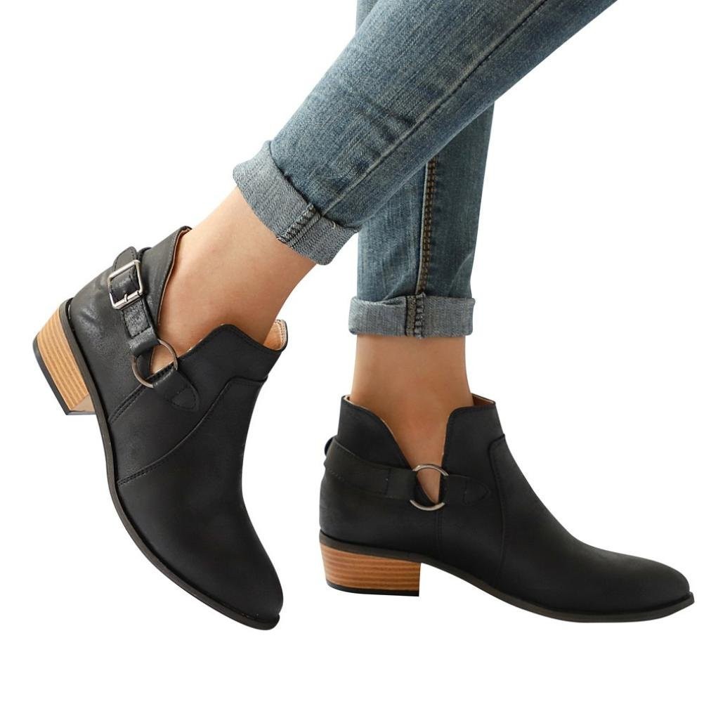 Ankle Booties For Women Autumn Winter Boots Flat Ankle Boots