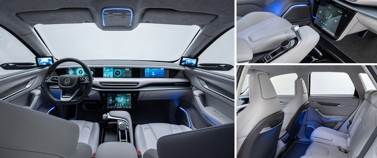 Turkey's domestic automobile interior design 100% electric SUV models