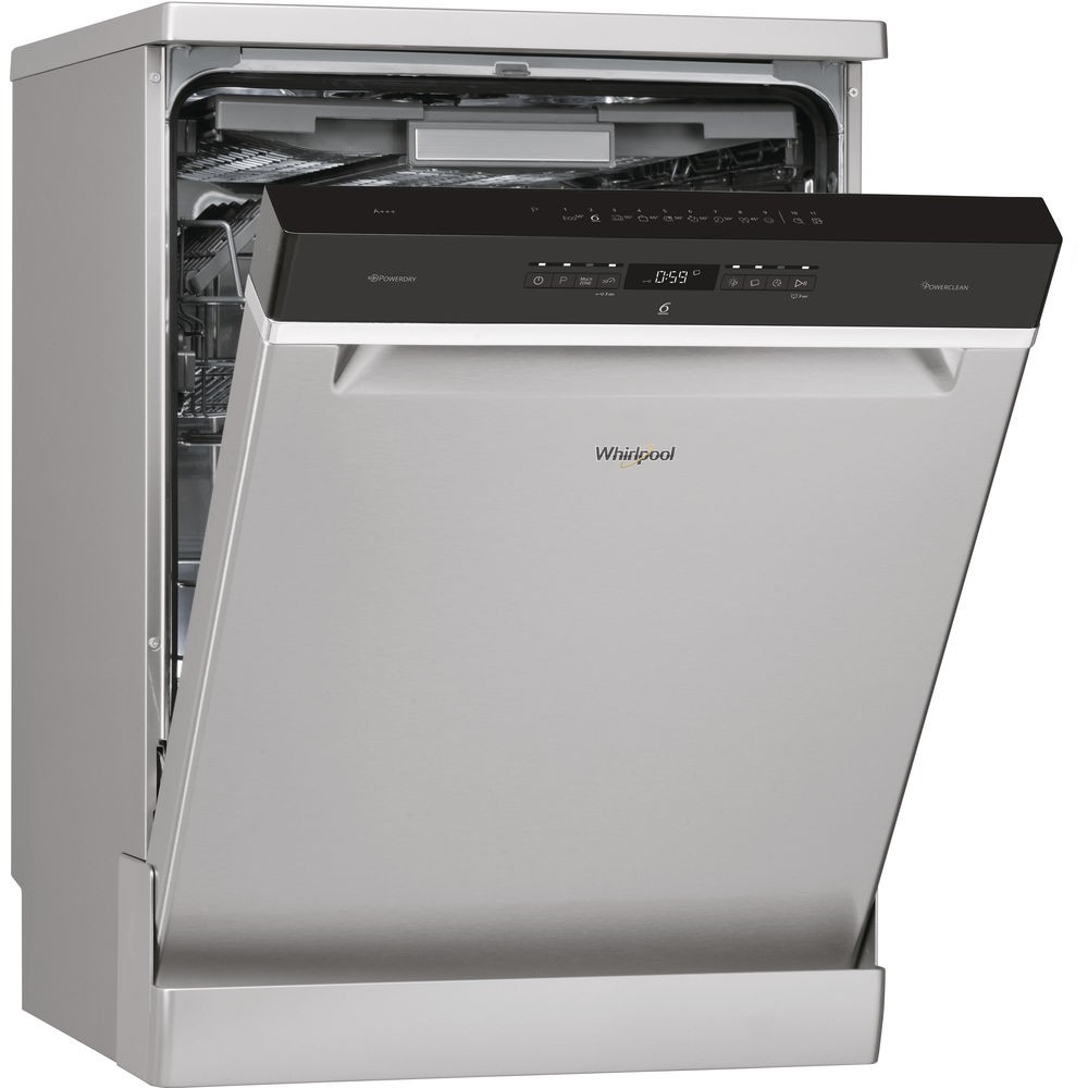 Whirlpool SupremeClean WFO 3P33 DL X Dishwasher in Stainless Steel