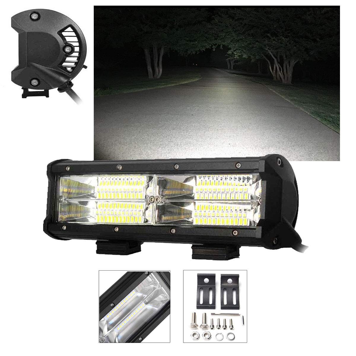 144W LED Light Bar Flood/Spot Led Fog lights 14400lms 6000K Off Road Vehicle Lighting For Jeeps, 4x4