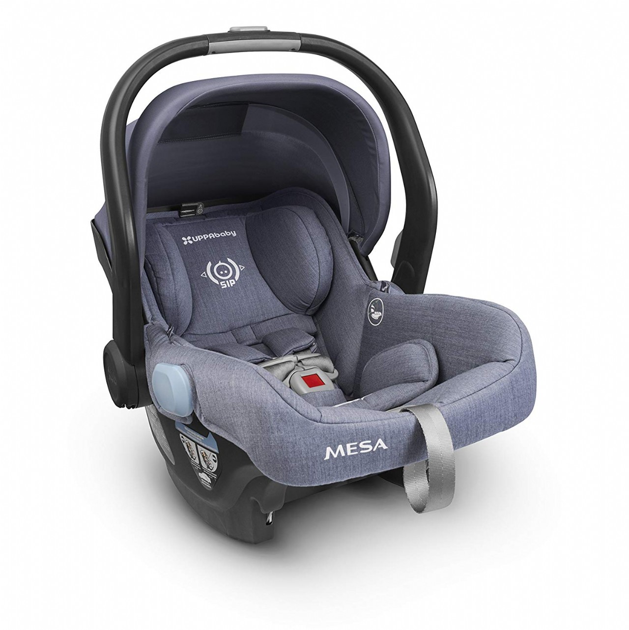 2018 UPPAbaby MESA Infant Car Seat - Henry (Blue Marl) Merino Wool Version/Naturally Fire Retardant