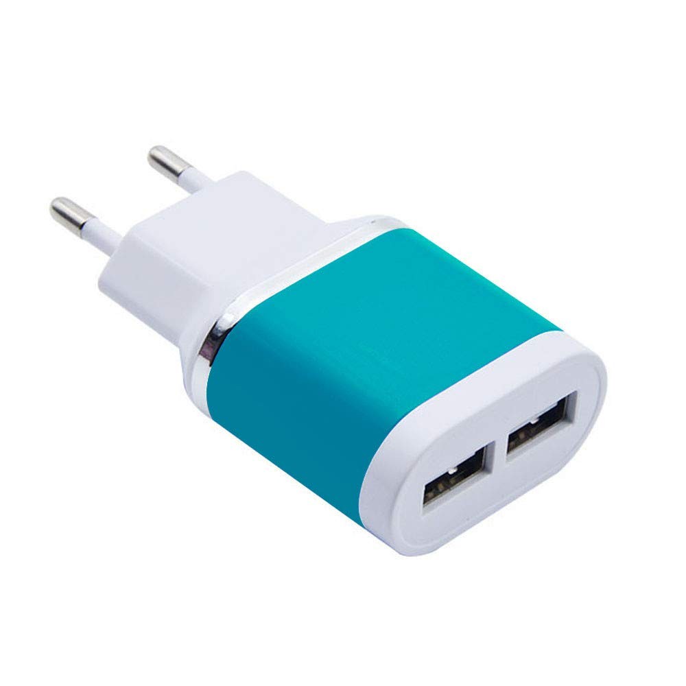 2019 2in1 Port USB EU Plug Home Travel Wall Charger AC Power Adapter for Phone