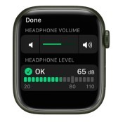 A meter shows the current headphone volume