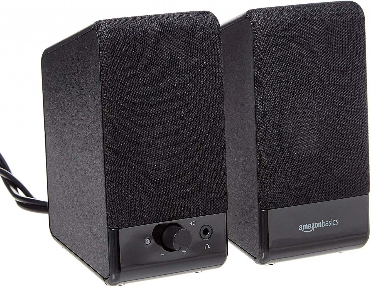 AmazonBasics Computer Speakers for Desktop or Laptop PC | USB-Powered