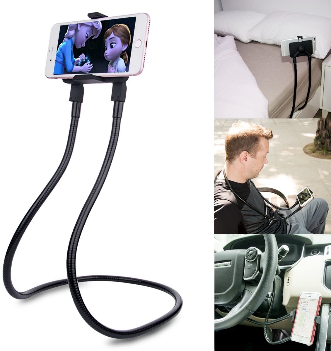 B-Land Cell Phone Holder, Universal Mobile Phone Stand, Lazy Bracket, DIY Flexible Mount Stand