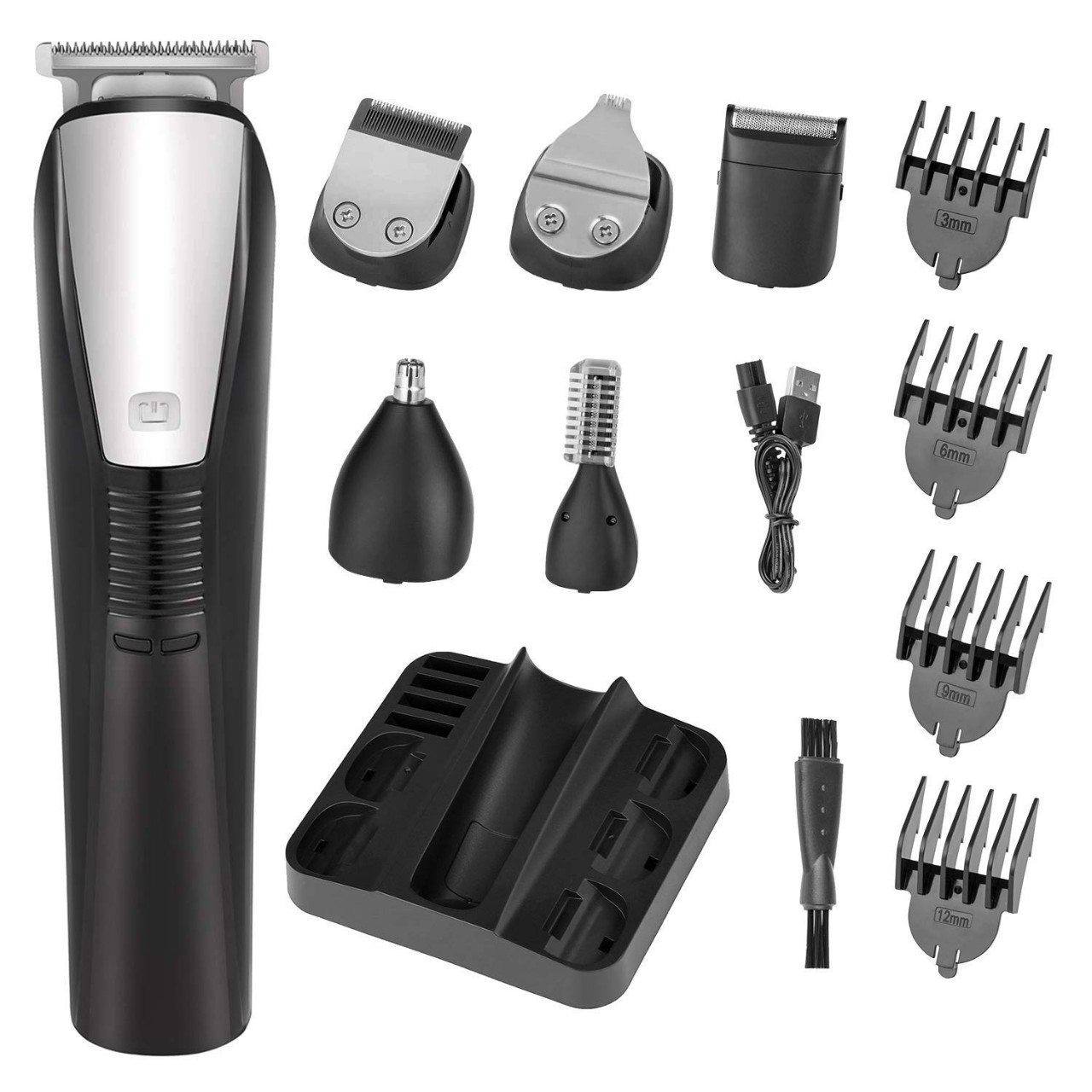 Beard Trimmer Mens Hair Clipper Mustache Trimmer Shaver Body Groomer Trimmer and Nose Trimmer