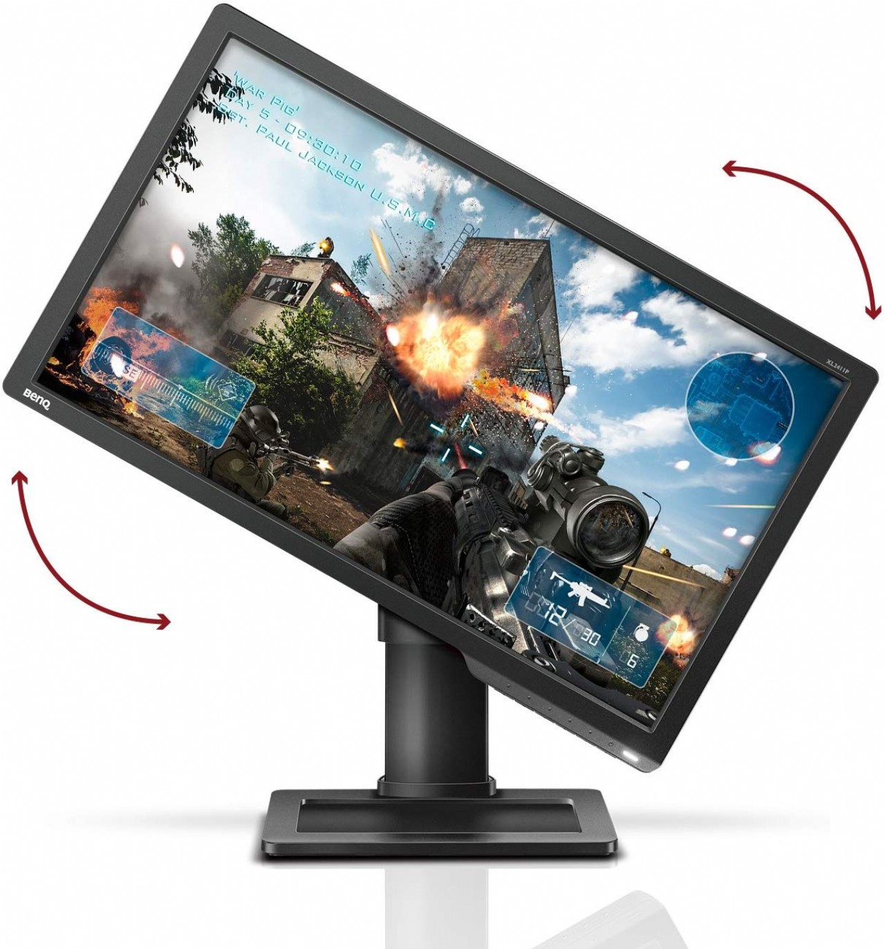 BenQ ZOWIE XL2411P 24 Inch 144Hz Gaming Monitor | 1080P 1ms | Black eQualizer & Color Vibrance