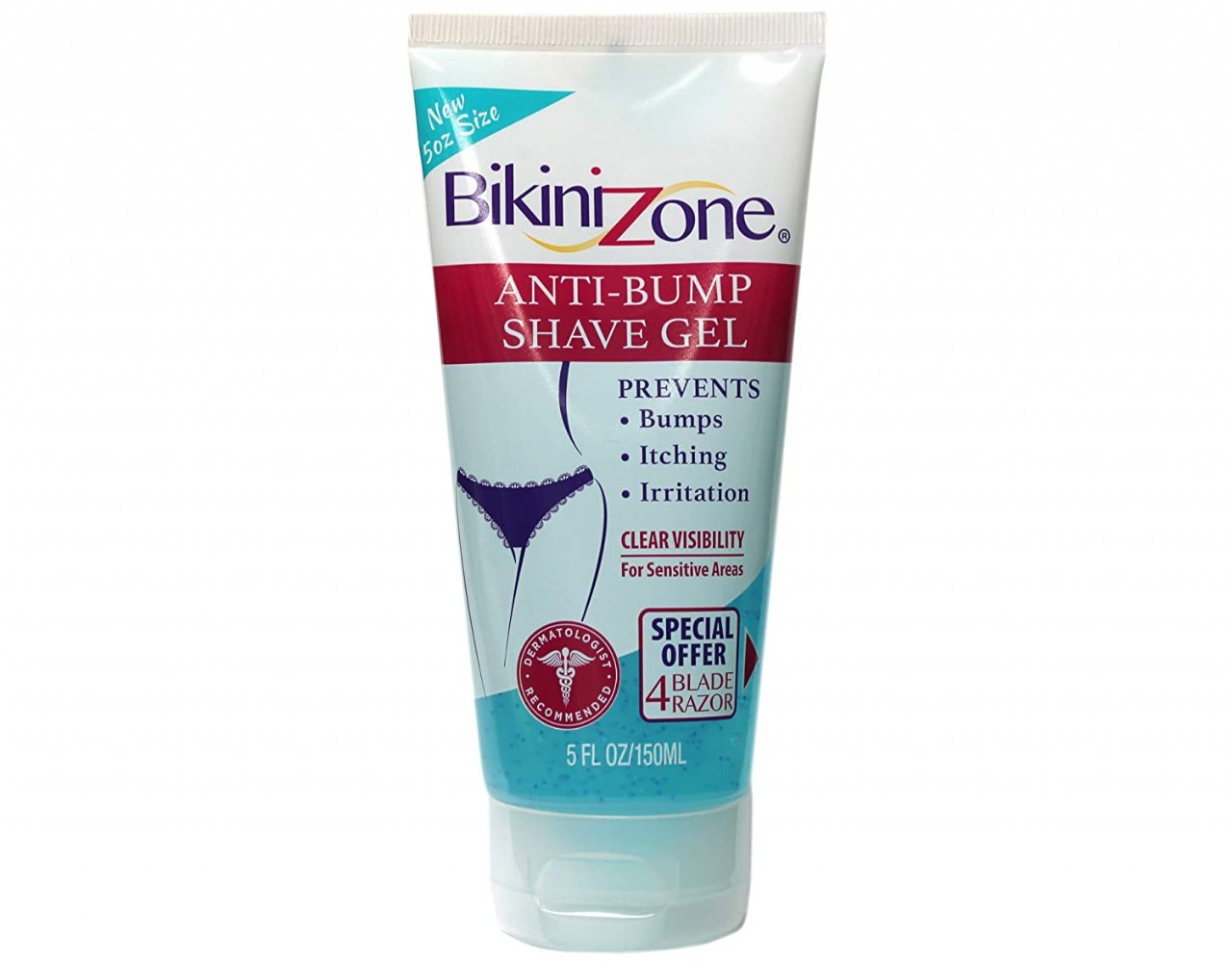 Bikini Zone Shave Gel Anti-Bumps, 4 Ounce (2 Pack)