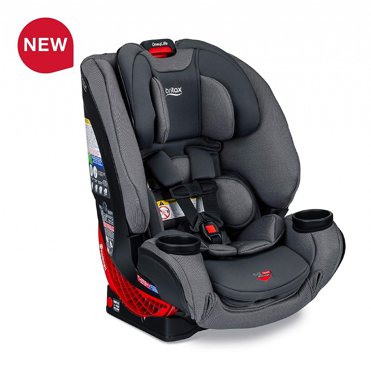 Britax One4Life ClickTight All-in-One Car Seat – 10 Years of Use – Infant, Convertible, Booster – 5