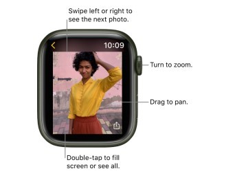 Browse photos in the Photos app on Apple Watch