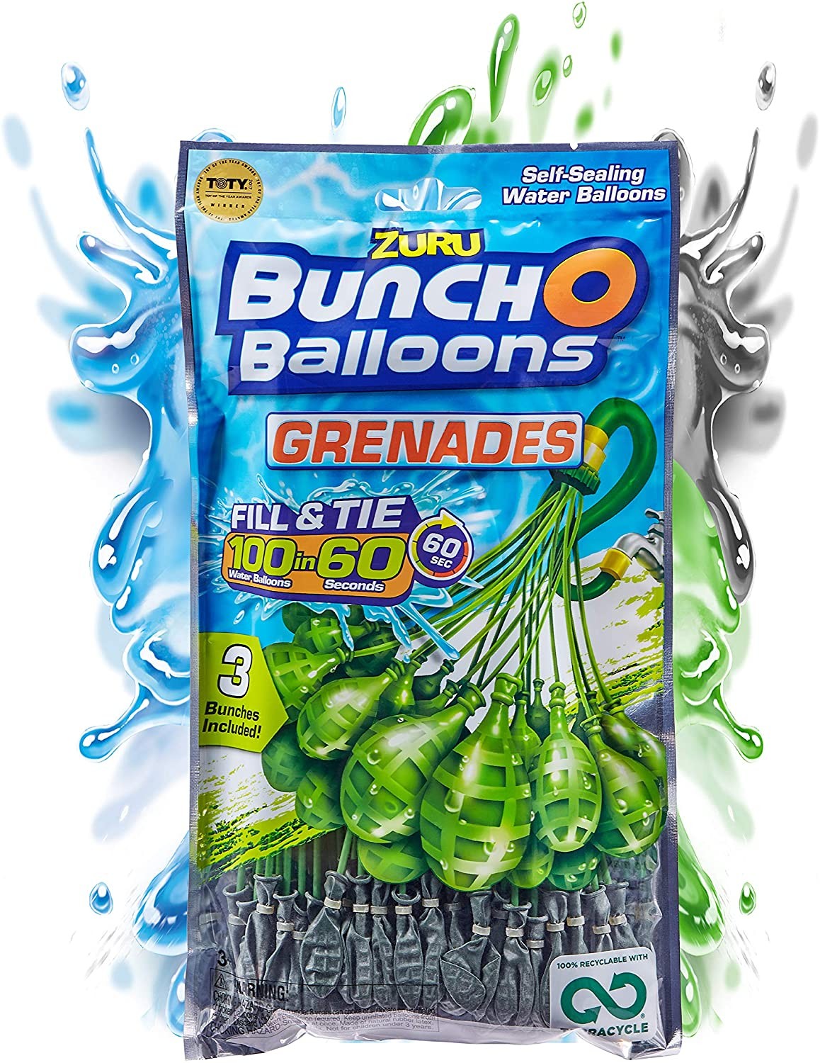 Bunch O Balloons 350 RapidFill Water Balloons (10 Pack) Amazon