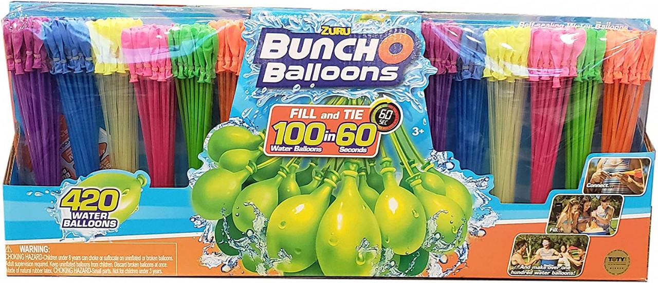 Bunch O Balloons Zuru 420 Instant Self Sealing Water Balloons, Brown/a
