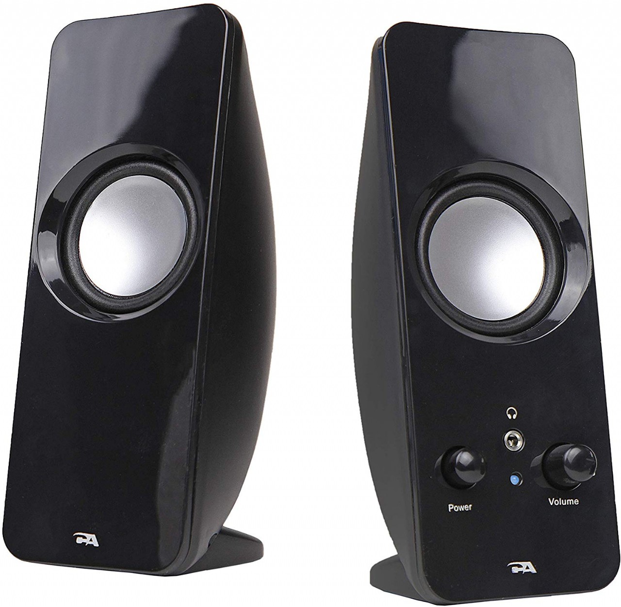 Computer speakers, a powerful 2.0 desktop speaker system from Cyber Acoustics (CA-2050)