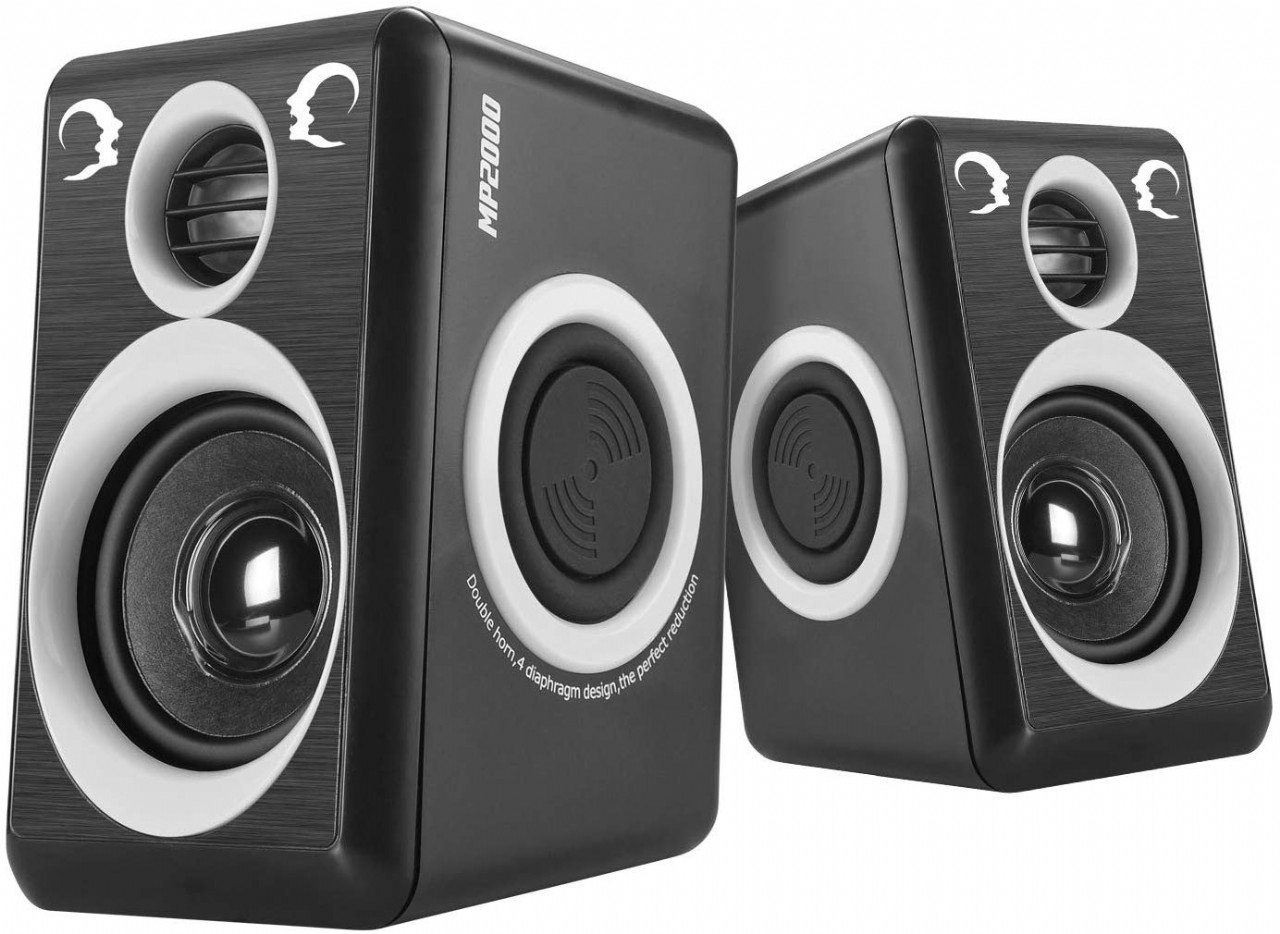 Night Light Computer Speakers,Reccazr 2070 USBPowered PC Multimedia