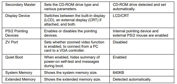 Configuring the Pavilion Notebook with the BIOS Setup Utility