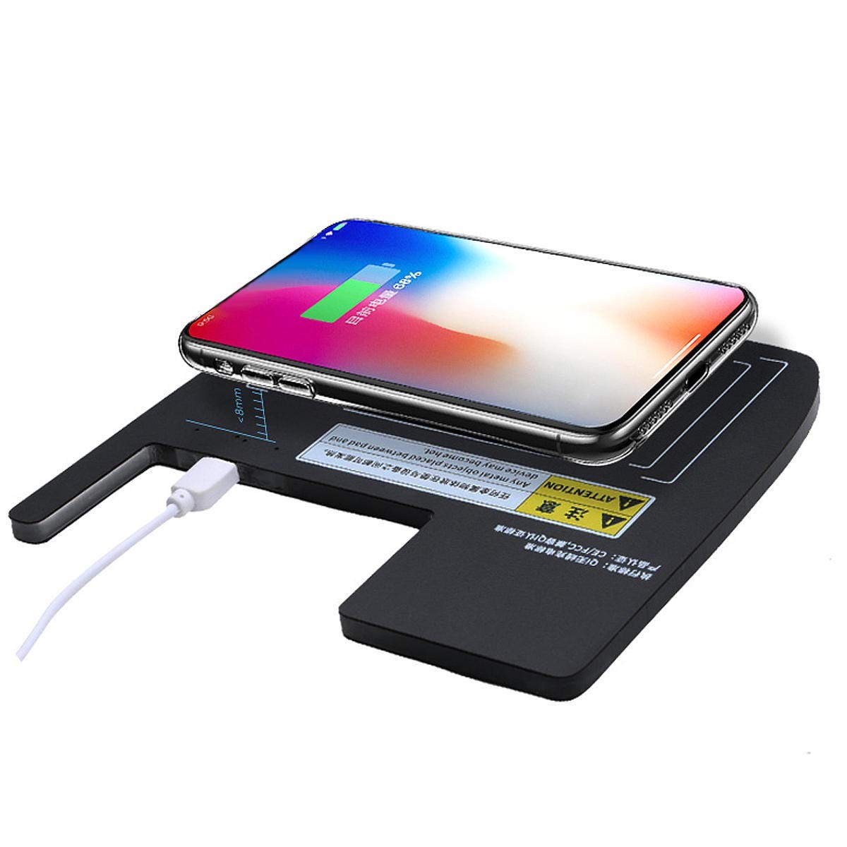 Console Storage Box Qi Wireless Charger Charging for Civic 10th 2016-2018 - Car Electronics Car