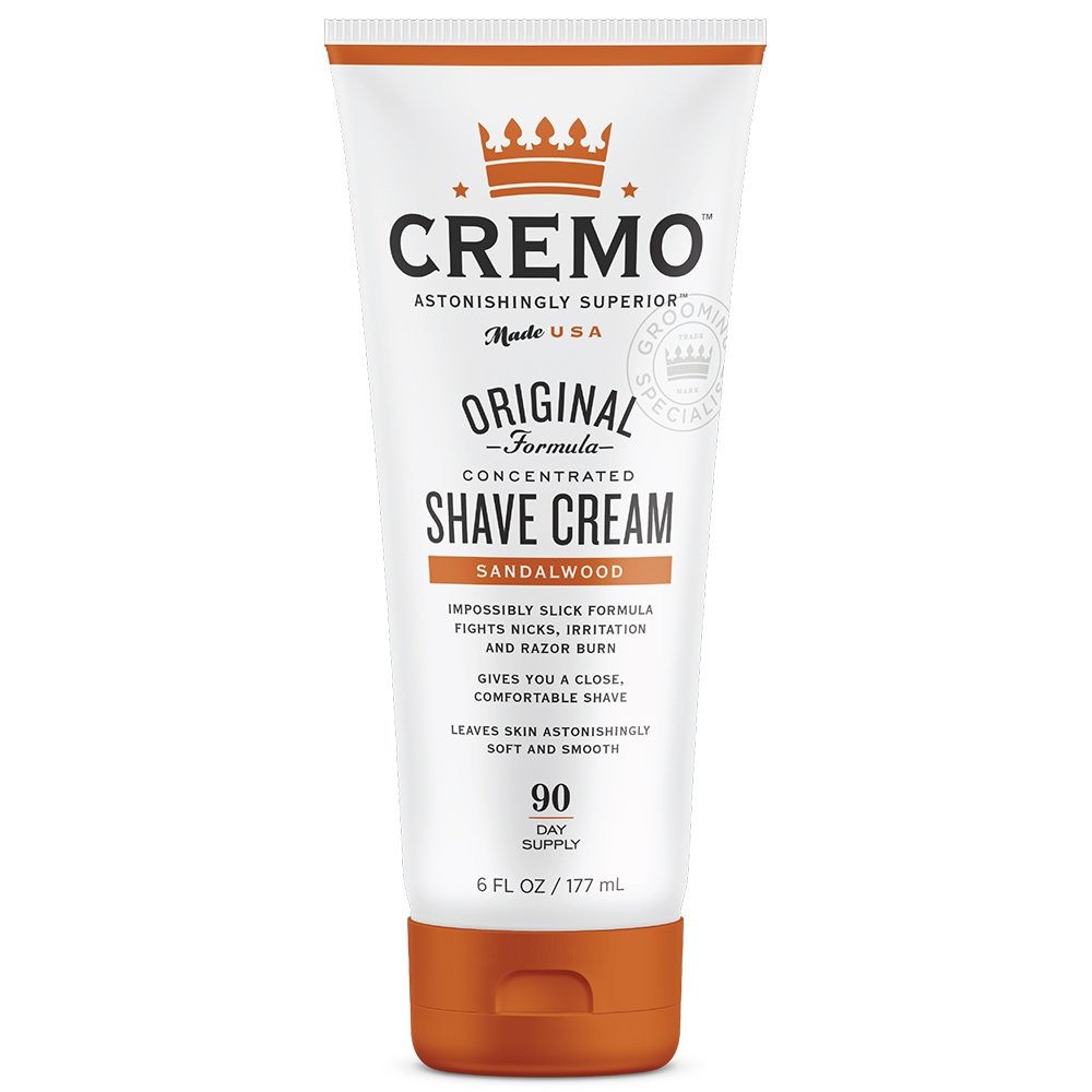 Cremo Sandalwood Shave Cream, Astonishingly Superior Smooth Shaving Cream Fights Nicks, Cuts