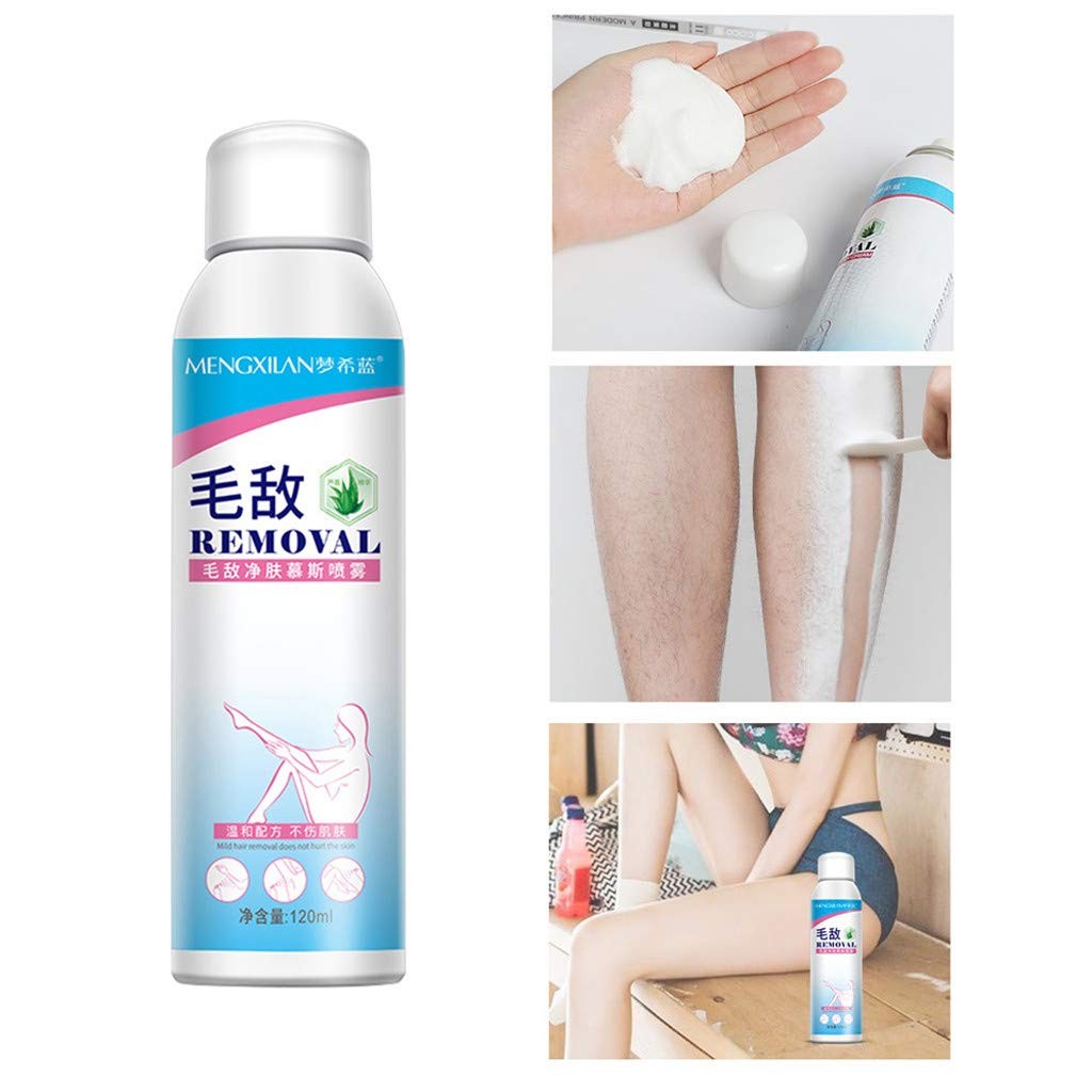 Hair Removal Cream for Men, Depilatory Cream, Natural Painless Permanent Thick Hair Removal