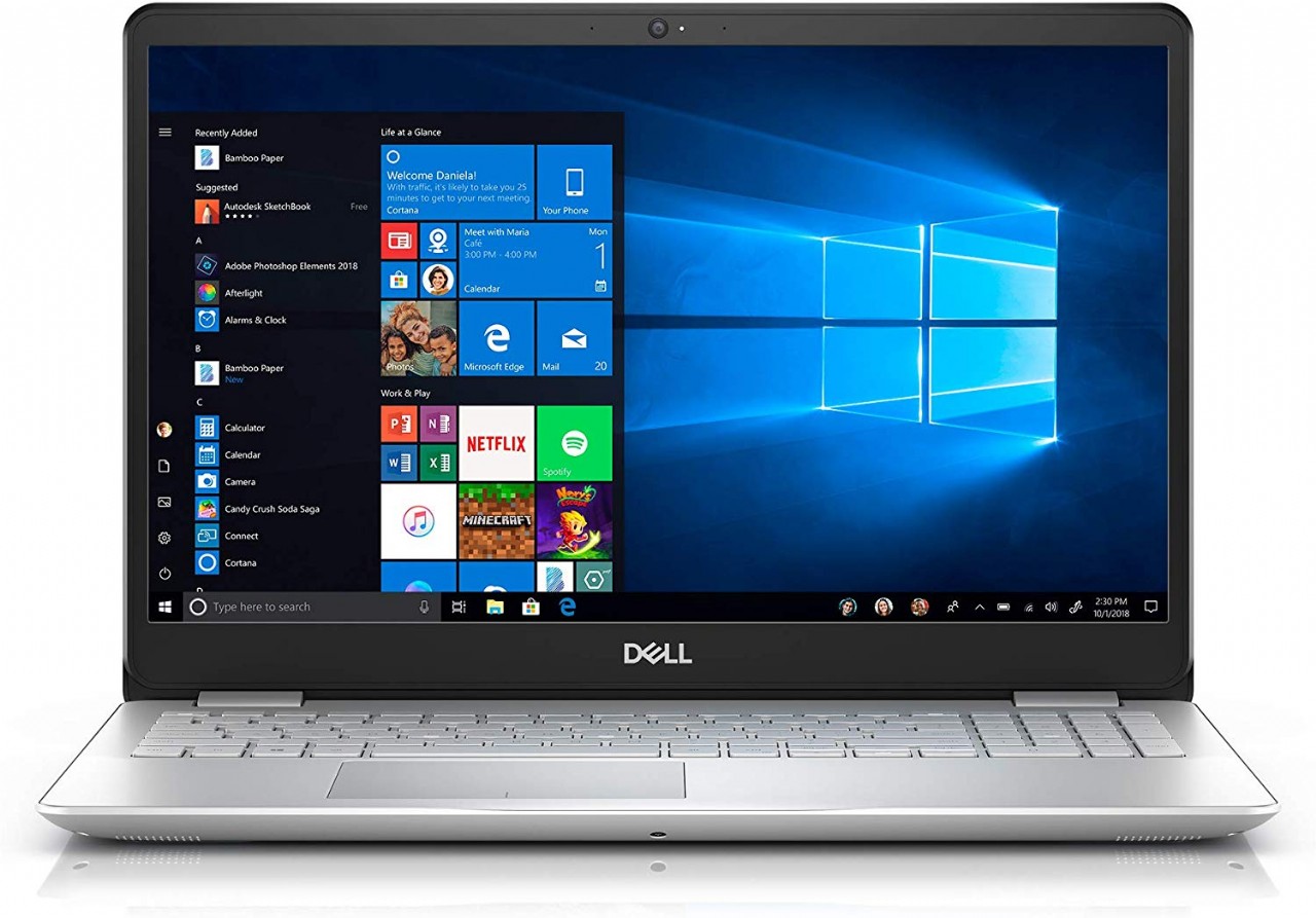 Dell Inspiron 15 5000 Laptop, 15.6, FHD, Intel Core i3-8145U, 256GB SSD Storage, 4GB RAM, i5584-325
