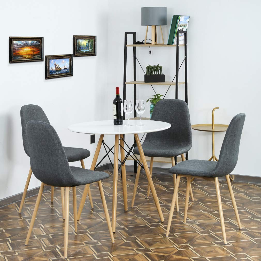 Dining Table Set Room Table Set Kitchen Coffee Table and Chair for Home Furniture Oval Modern