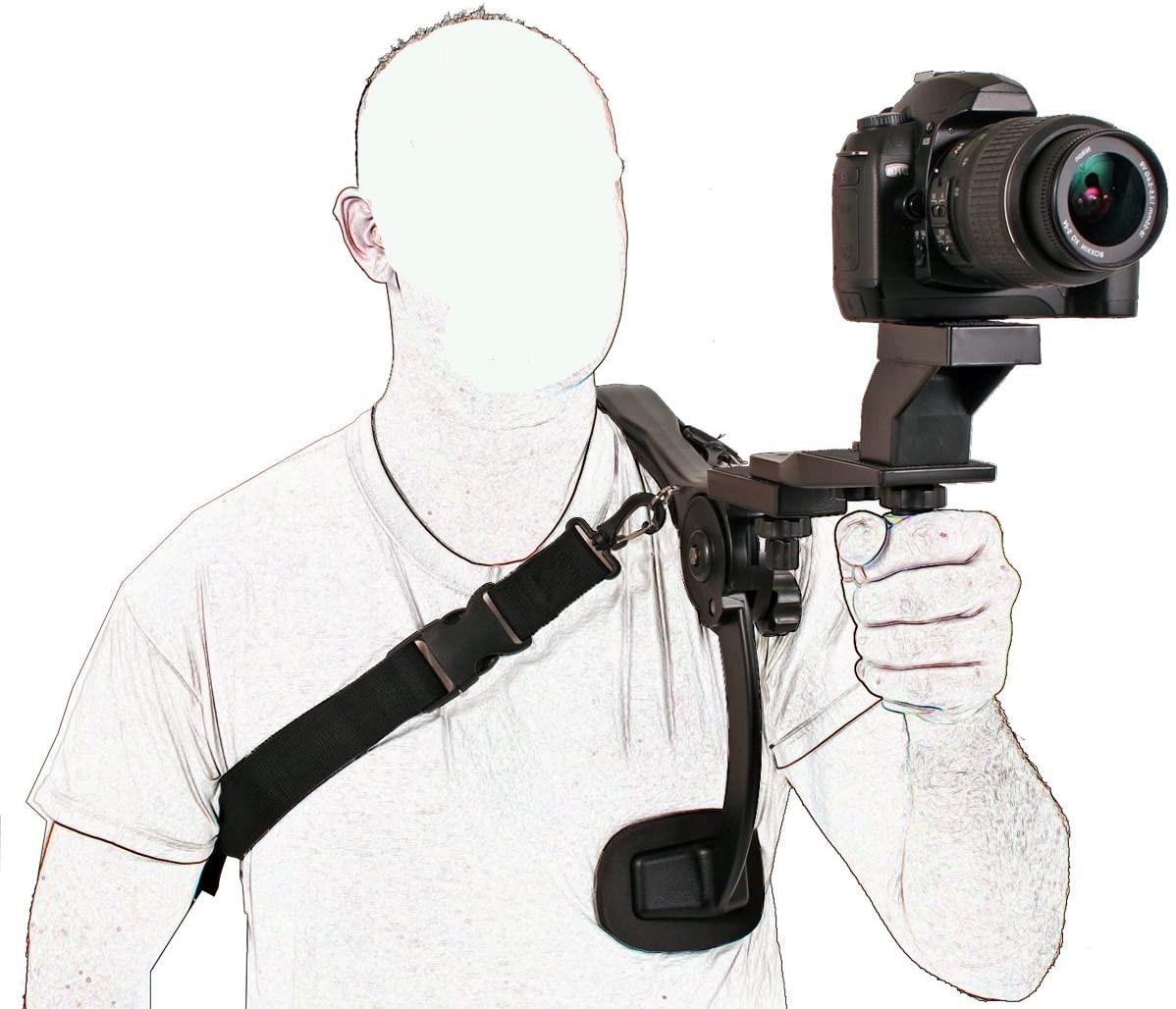 DLC Video Stabilizer with Grip and Quick Release