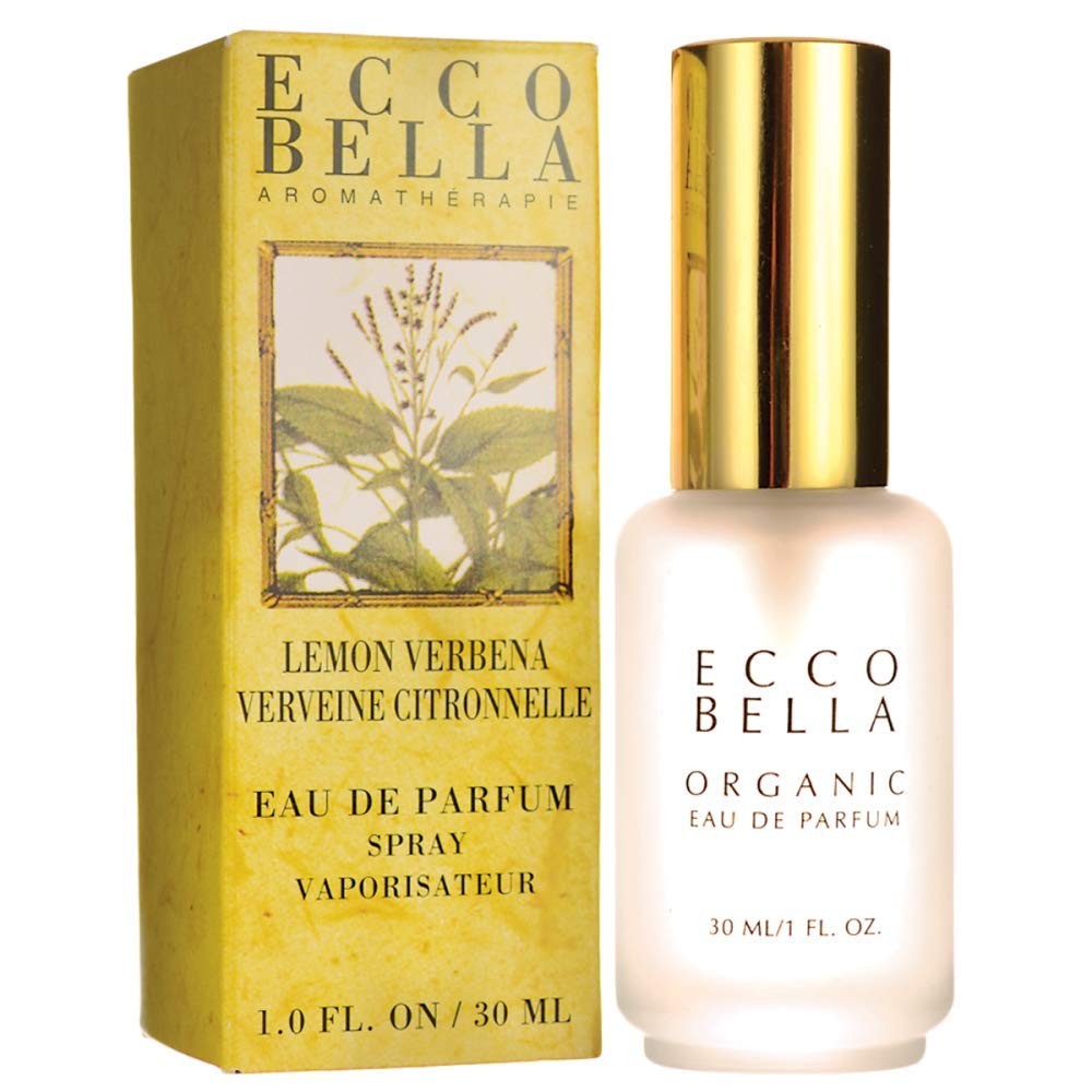 Ecco Bella Organic Eau de Parfum | Natural Lemon Verbena Perfume Spray with Essential Oils