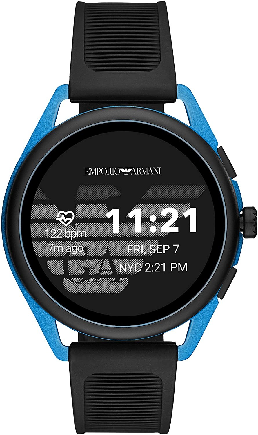 Emporio Armani Smartwatch 3- Powered with Wear OS by Google with Speaker, Heart Rate, GPS, NFC
