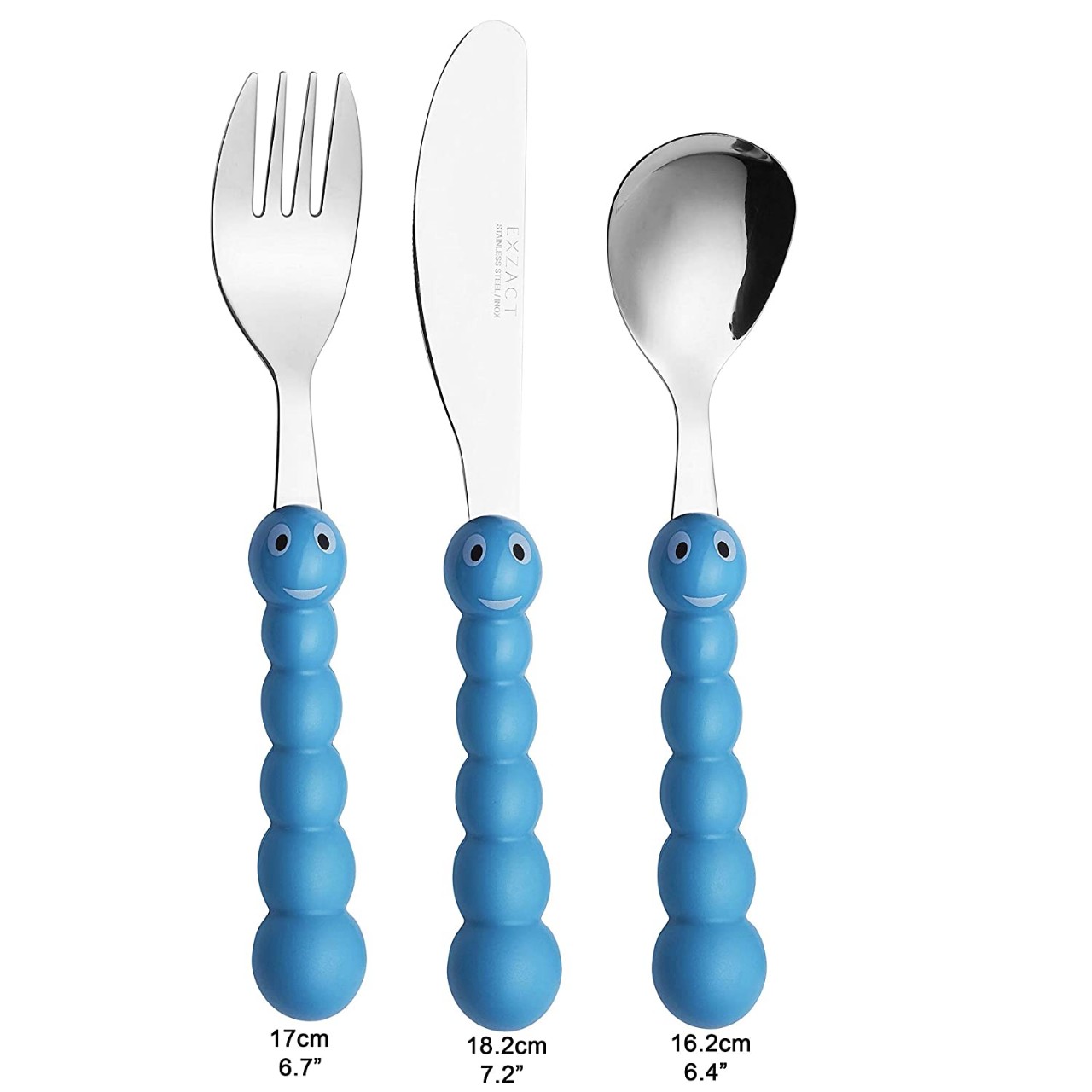 Kids Silverware Set Toddler Utensils 18/8 Stainless Steel 4PCS Fork