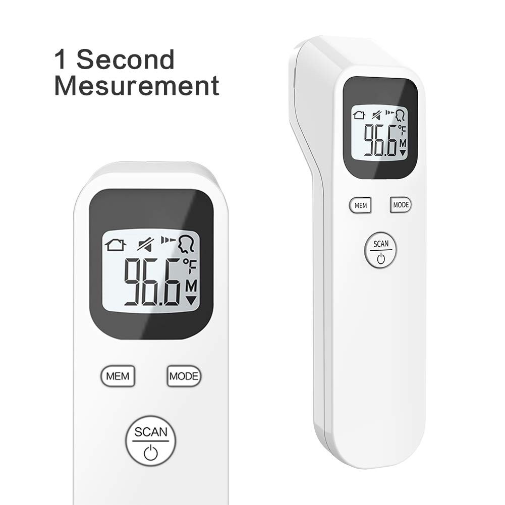 Forehead Thermometer Non-Contact Infrared Thermometer for Baby Kids and Adults Accurate Instant Read