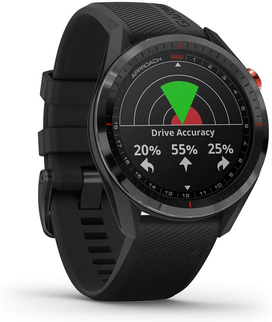 Garmin Approach S62 (White) Golf GPS Watch PlayBetter Bundle | 2020 Model | +PlayBetter HD Screen