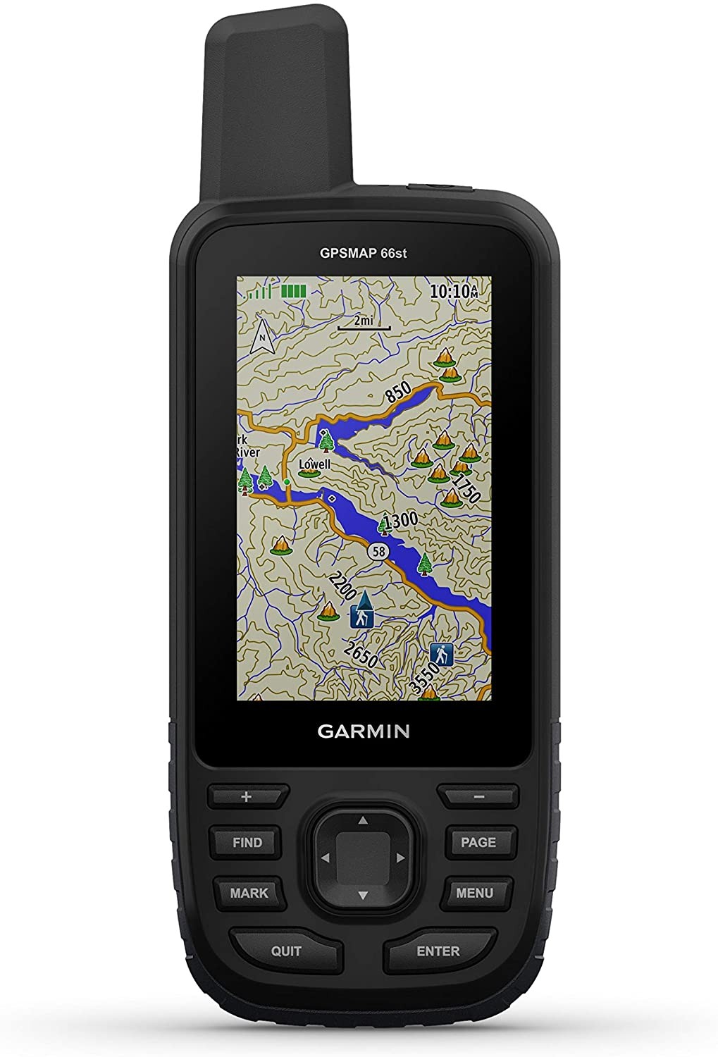 Garmin GPSMAP 66s Multisatellite Handheld GPS Unit with Sensors and Wearable4U Ultimate Power Pack