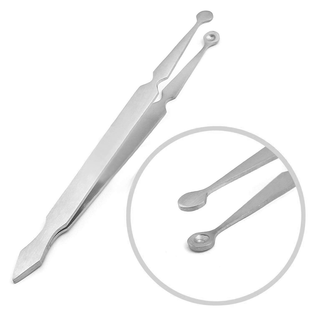 Slant Tweezers Tweezer Guru Professional Stainless Steel Slant Tip