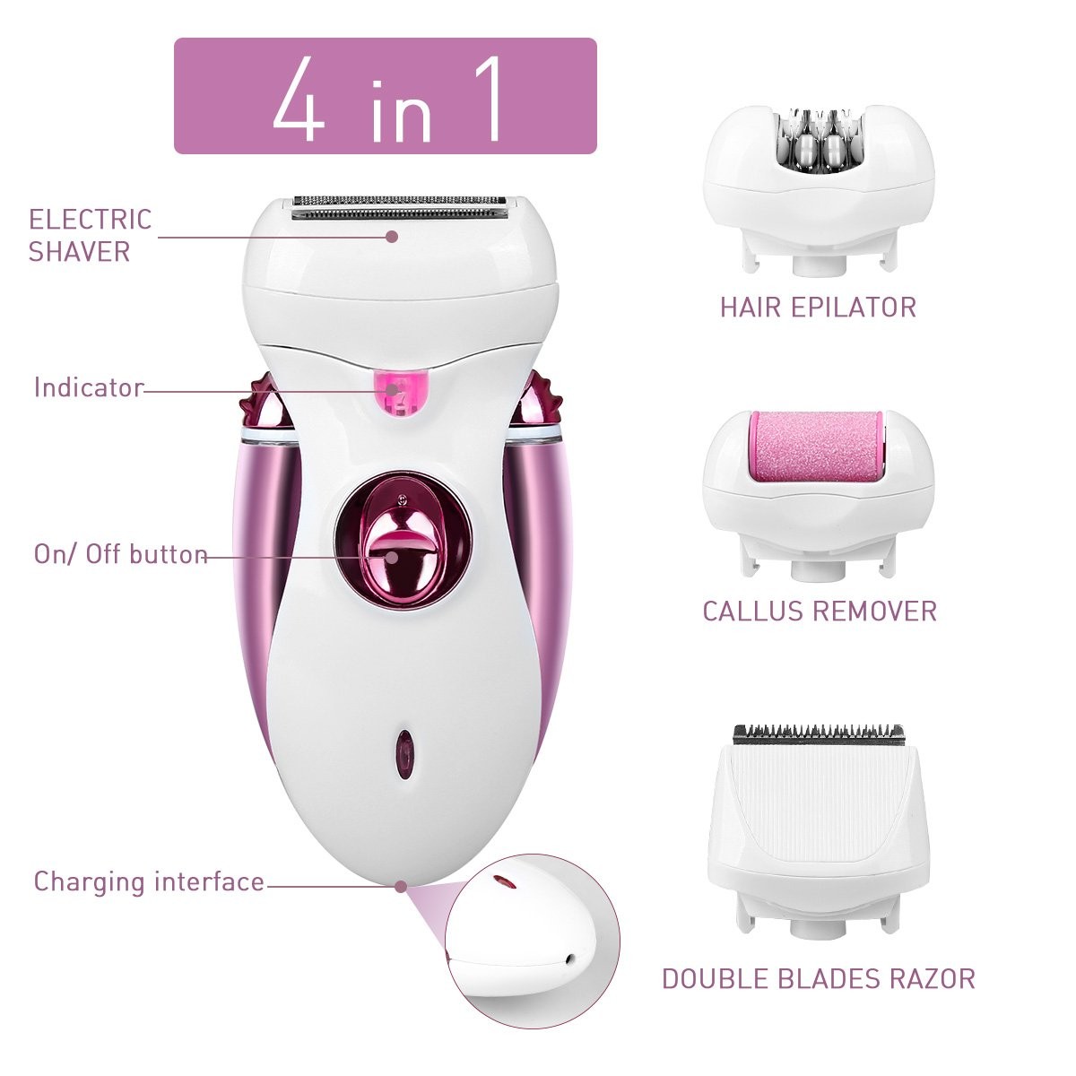Braun Epilator for Women, Silkepil 7 7880 Hair Removal for Women