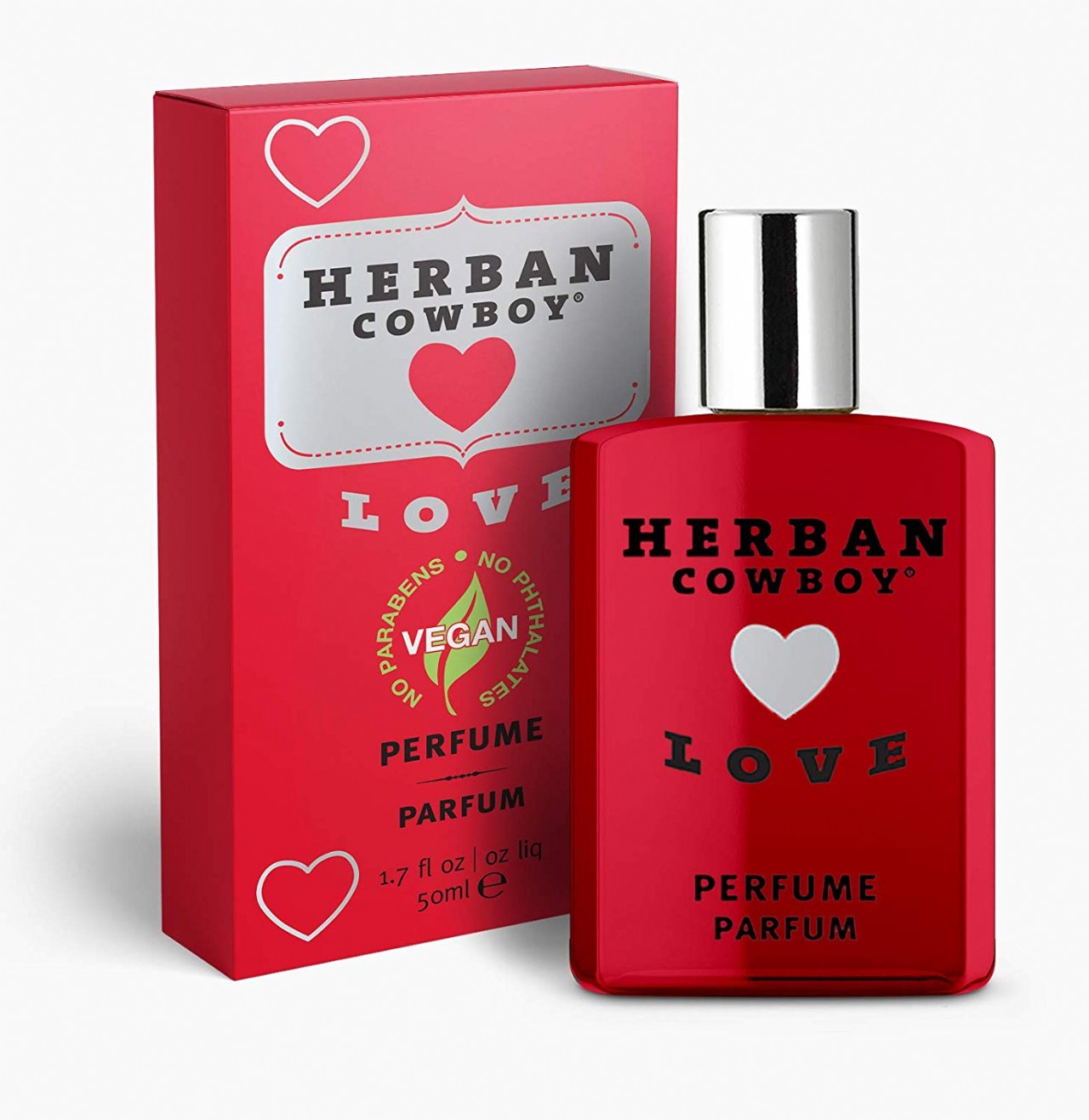 Herban Cowboy Women's Perfume, Love Perfume is vegan friendly