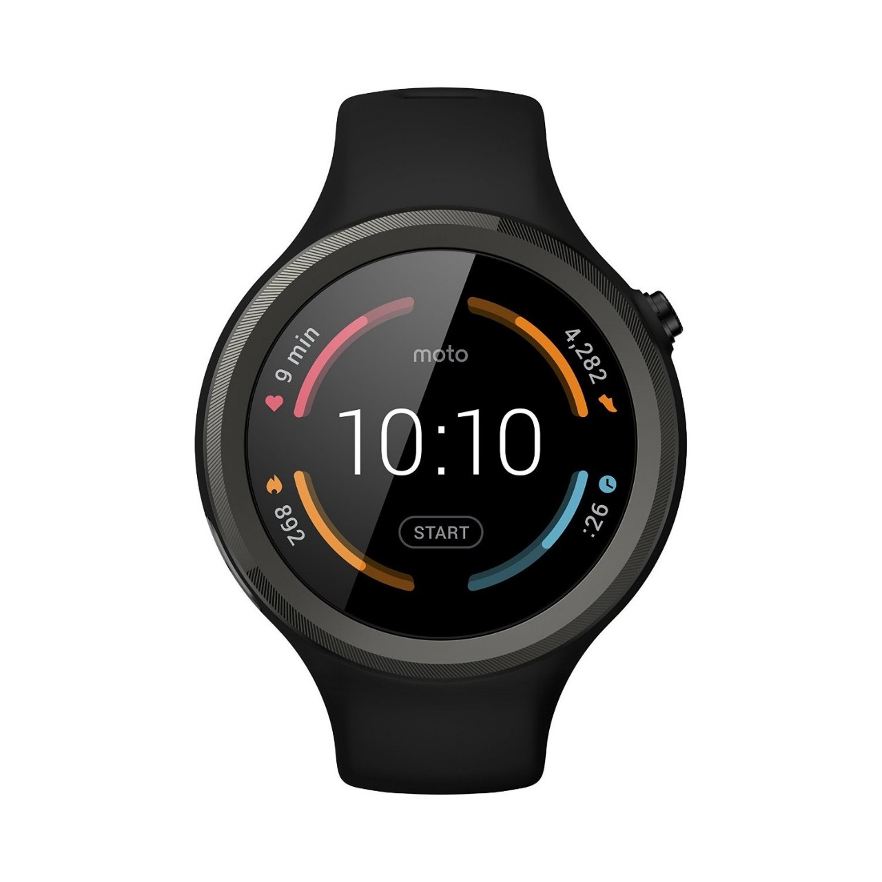 Here are the steps to set the date and time on the Motorola Moto 360 Sport