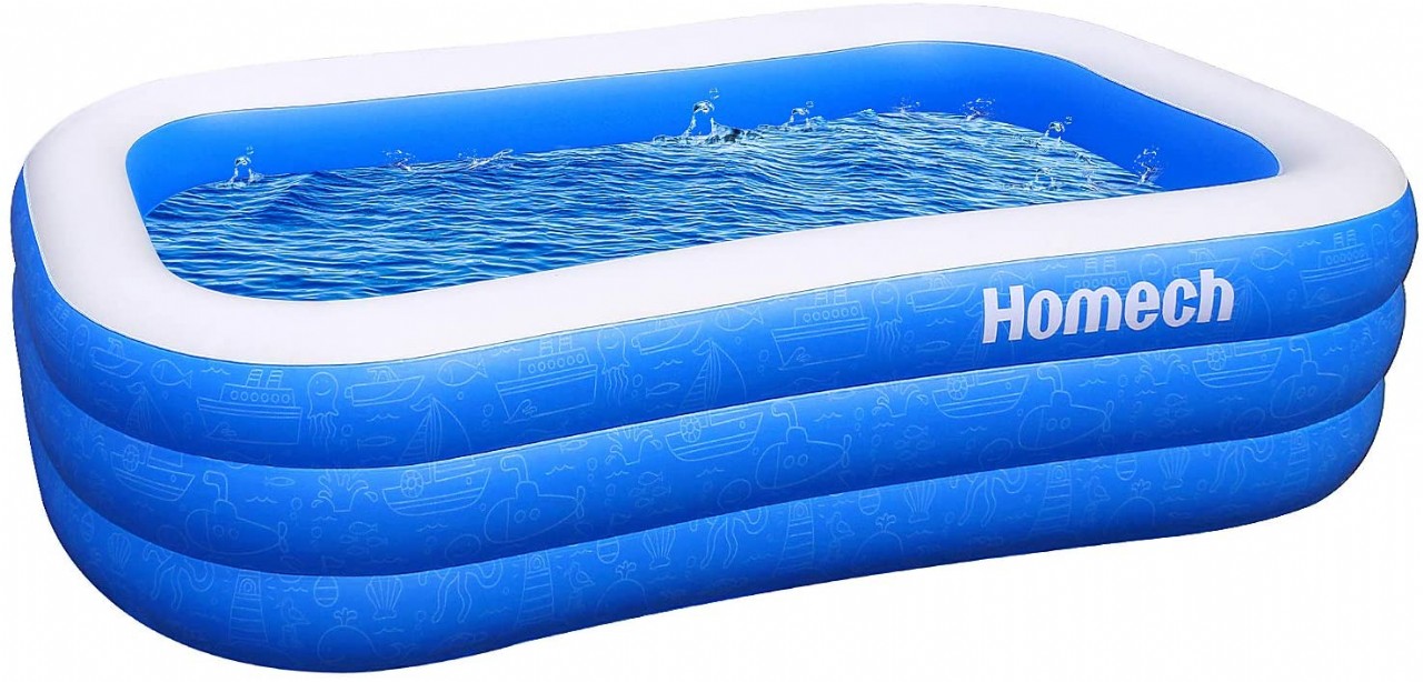 plastic inflatable pool